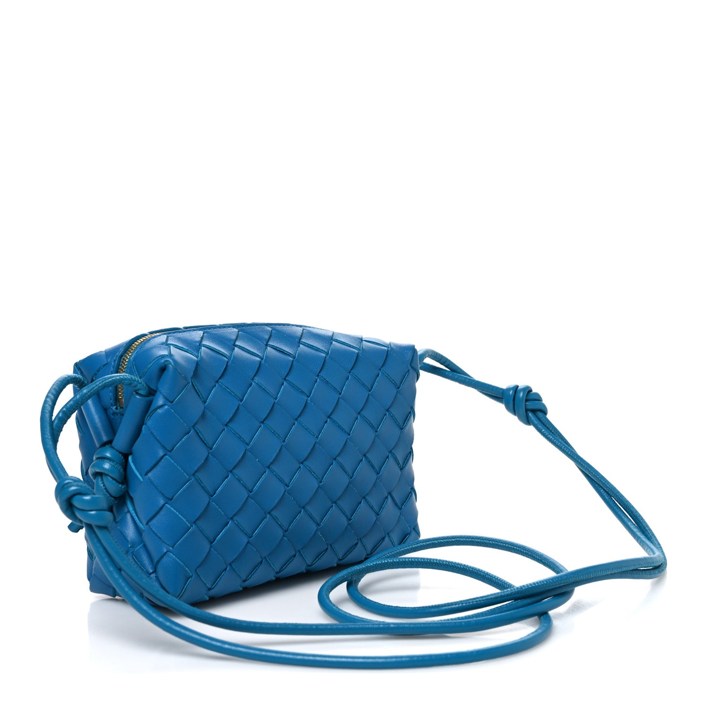 Nappa Intrecciato Mini Loop Camera Bag Blueprint