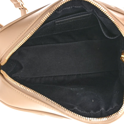 Saint Laurent Calfskin Matelasse Monogram Lou Camera Bag Dark Beige 4 of 8