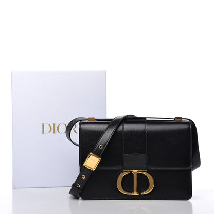 Christian Dior Smooth Calfskin 30 Montaigne Flap Bag Black 10 of 10