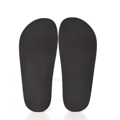 Gucci Rubber Logo Stamped Mens Slide Sandals 7 Black 5 of 9