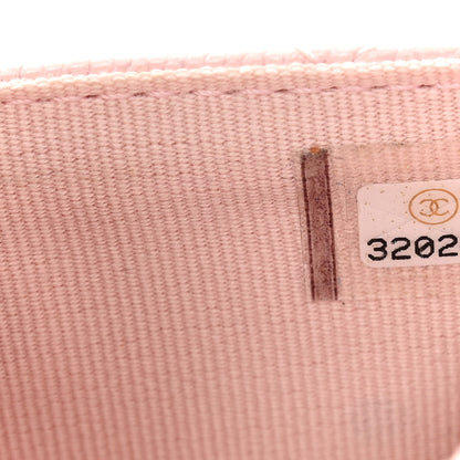 Chanel Caviar Quilted Crystal CC Flap Card Holder Pink 8 of 12