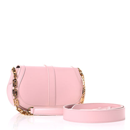 Versace Calfskin Medium Greca Goddess Shoulder Bag Pale Pink 3 of 10