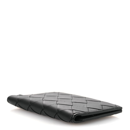 Bottega Veneta Nappa Maxi Intrecciato Bi-Fold Card Holder Black 4 of 6
