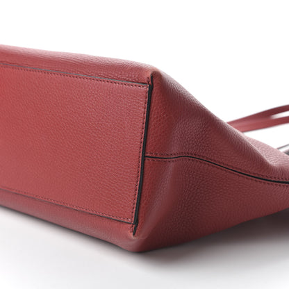 Valentino Garavani Grained Calfskin Rockstud Shoulder Tote Rosso Valentino 7 of 12