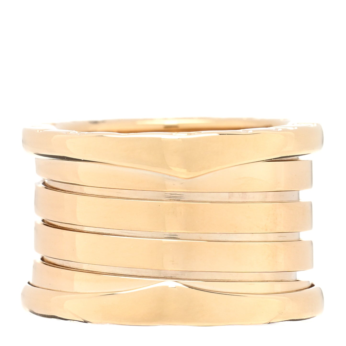 18K Yellow Gold B.Zero1 Four-Band Ring 48 4.5