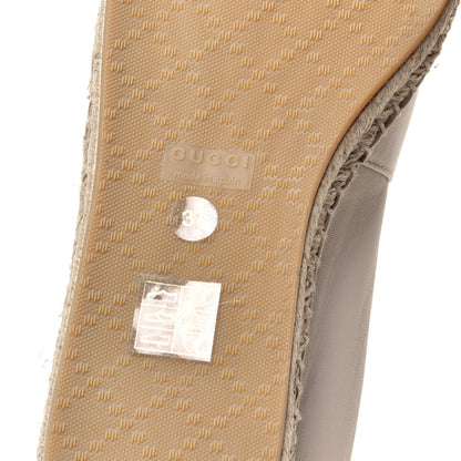 Gucci Nappa Ophelia Espadrilles 37 Mystic White 8 of 10