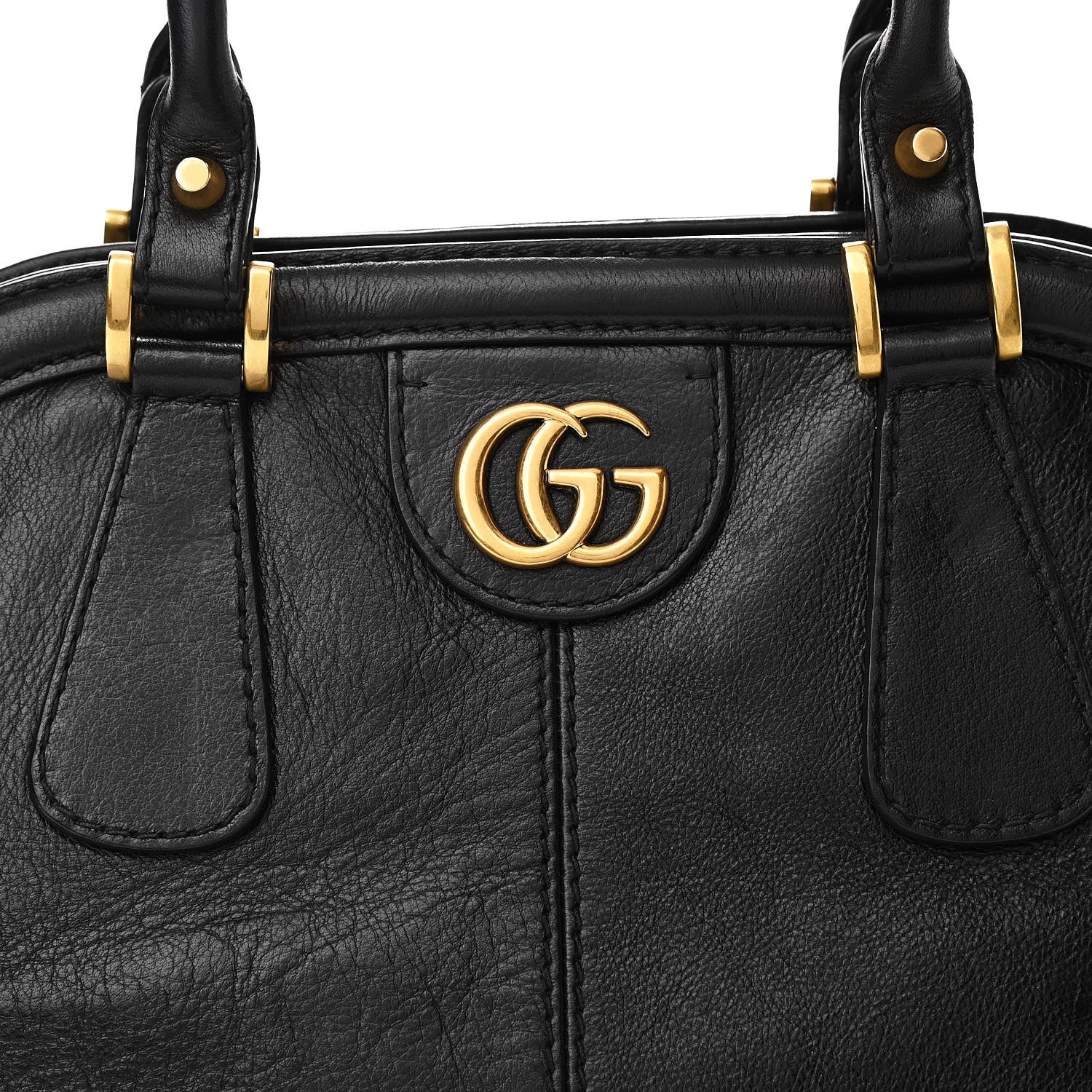 Gucci Calfskin Large Re(Belle) Top Handle Bag Black 7 of 10