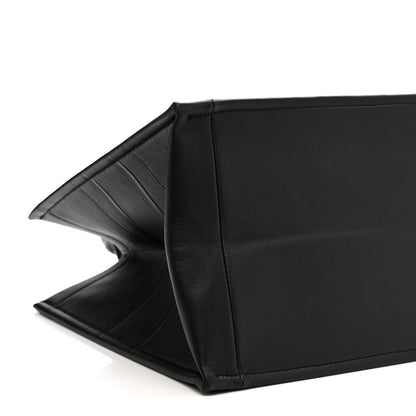 Christian Dior Calfskin Embossed Medium Book Tote Black 9 of 10