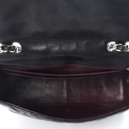 Chanel Lambskin Quilted Jumbo Single Flap Black 4 of 8