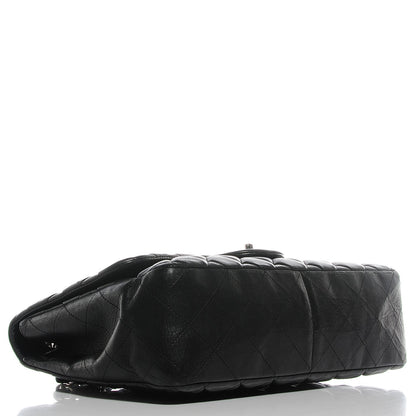 Chanel Lambskin Quilted Jumbo Single Flap Black 4 of 8