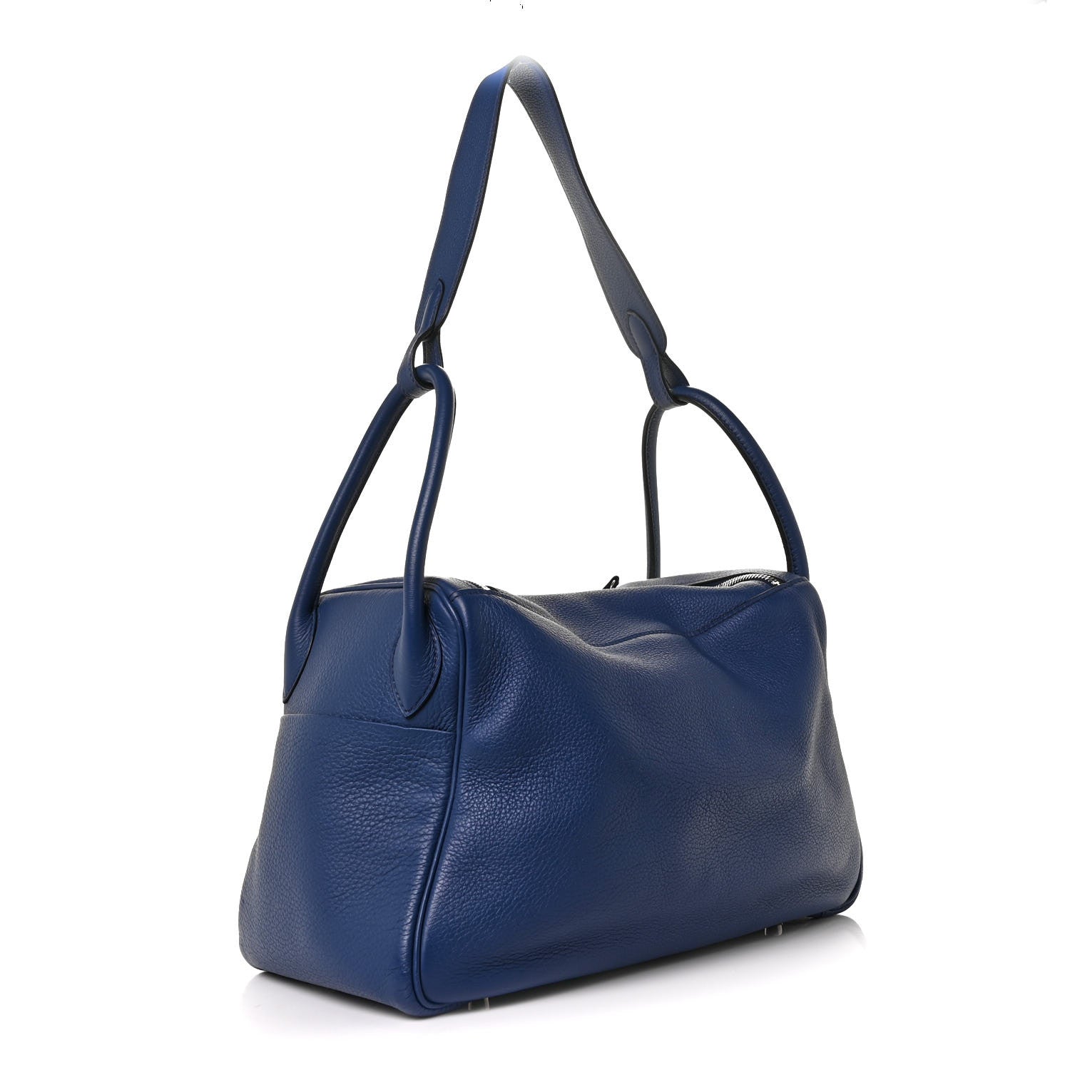 Hermes Taurillon Clemence Lindy 30 Bleu Brighton 2 of 7