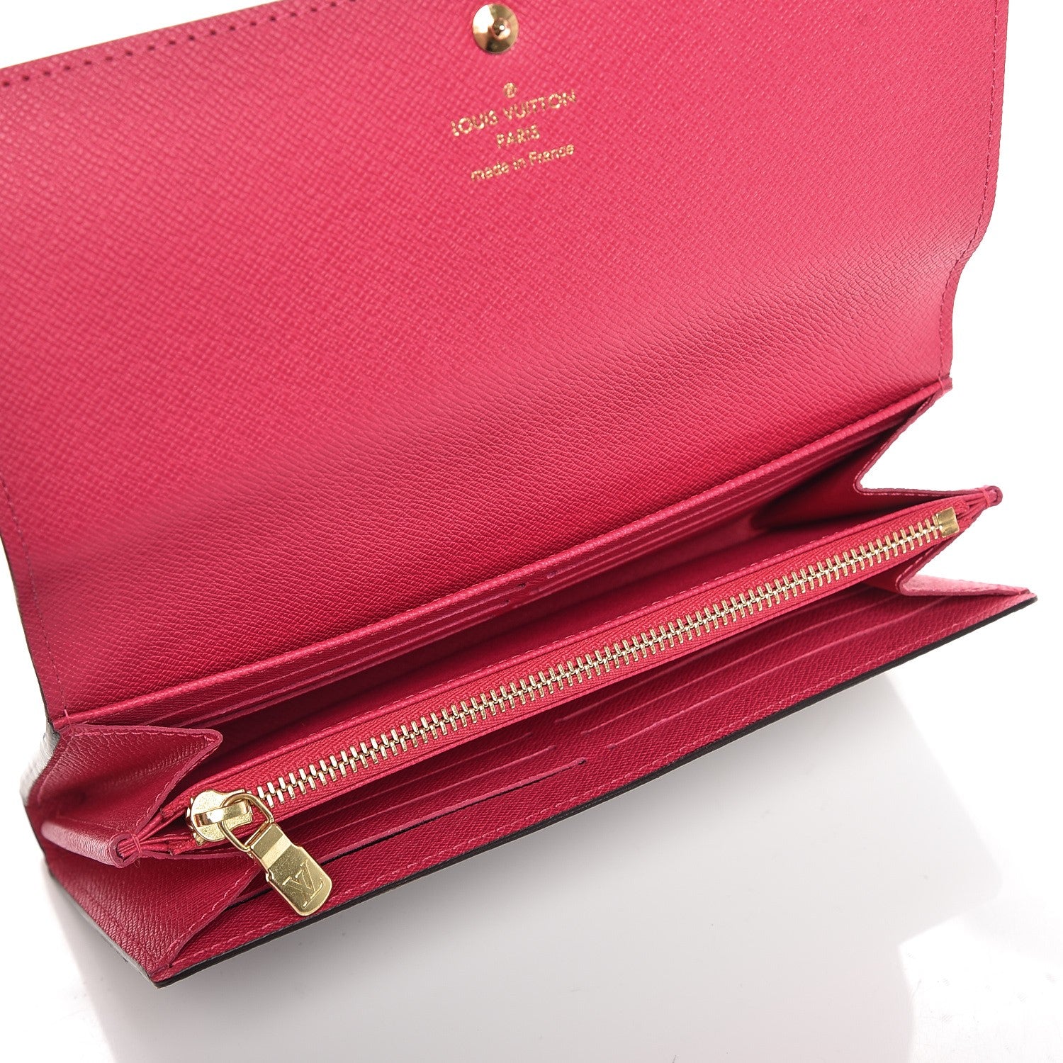 Louis Vuitton Monogram 2015 Christmas Animation Sarah Wallet Hibiscus 6 of 9