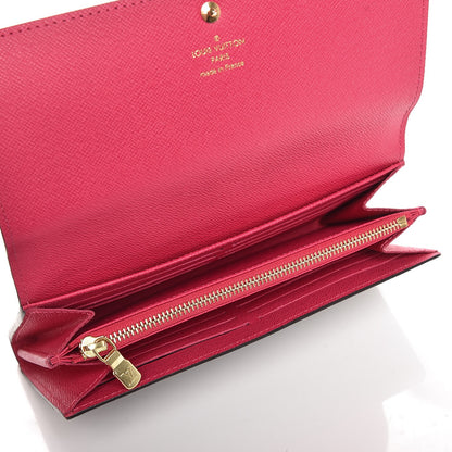 Louis Vuitton Monogram 2015 Christmas Animation Sarah Wallet Hibiscus 6 of 9