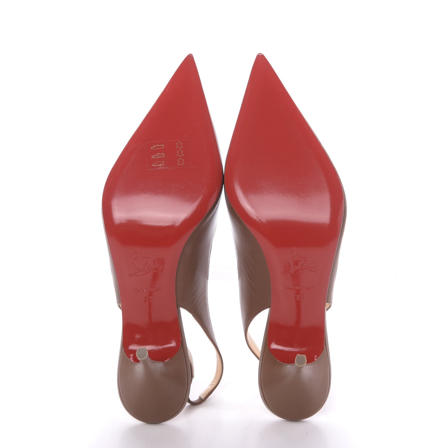 Nappa Clare Sling 80 Pumps 37 Cafe Creme