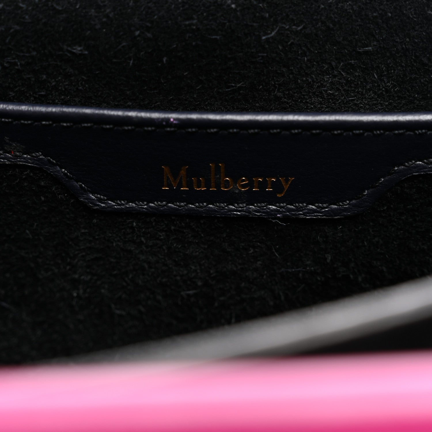Mulberry Smooth Calfskin Embroidered Floral Harlow Satchel Navy Multicolor 7 of 14