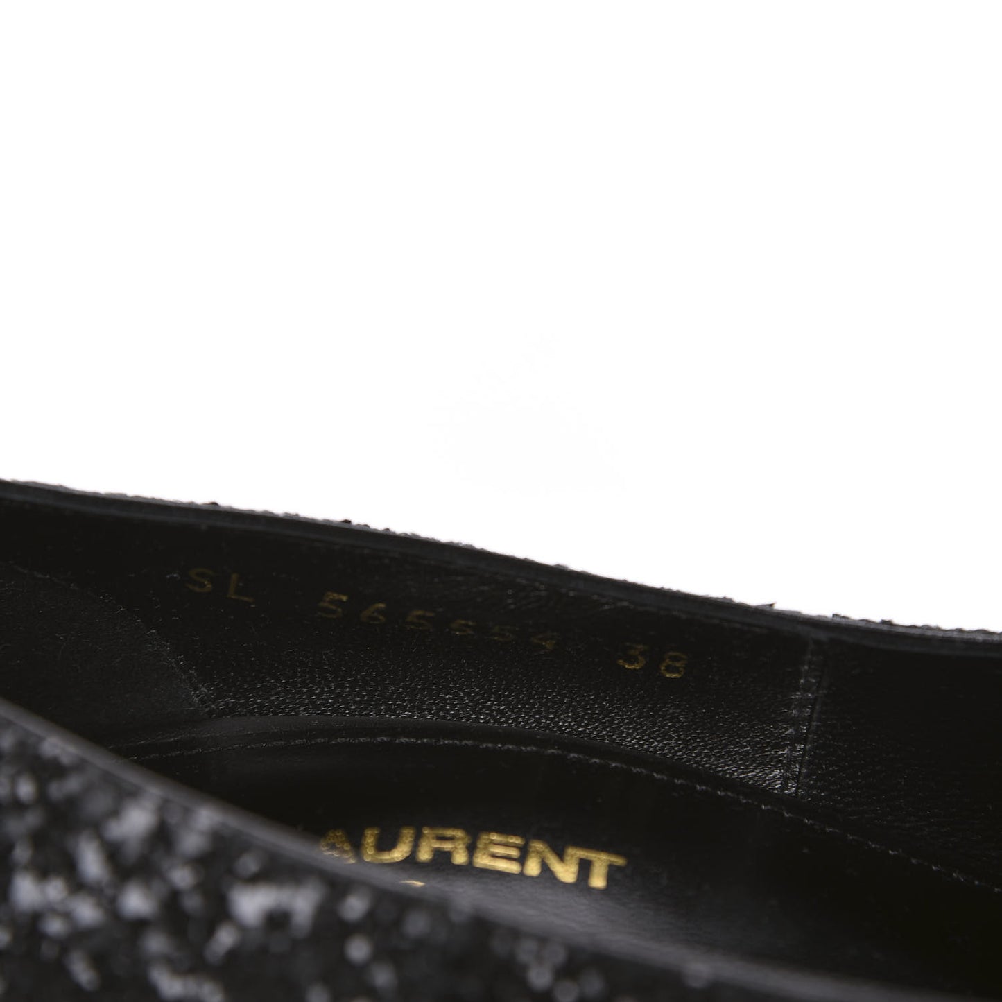 Glitter Opyum 100 Pumps 38 Black