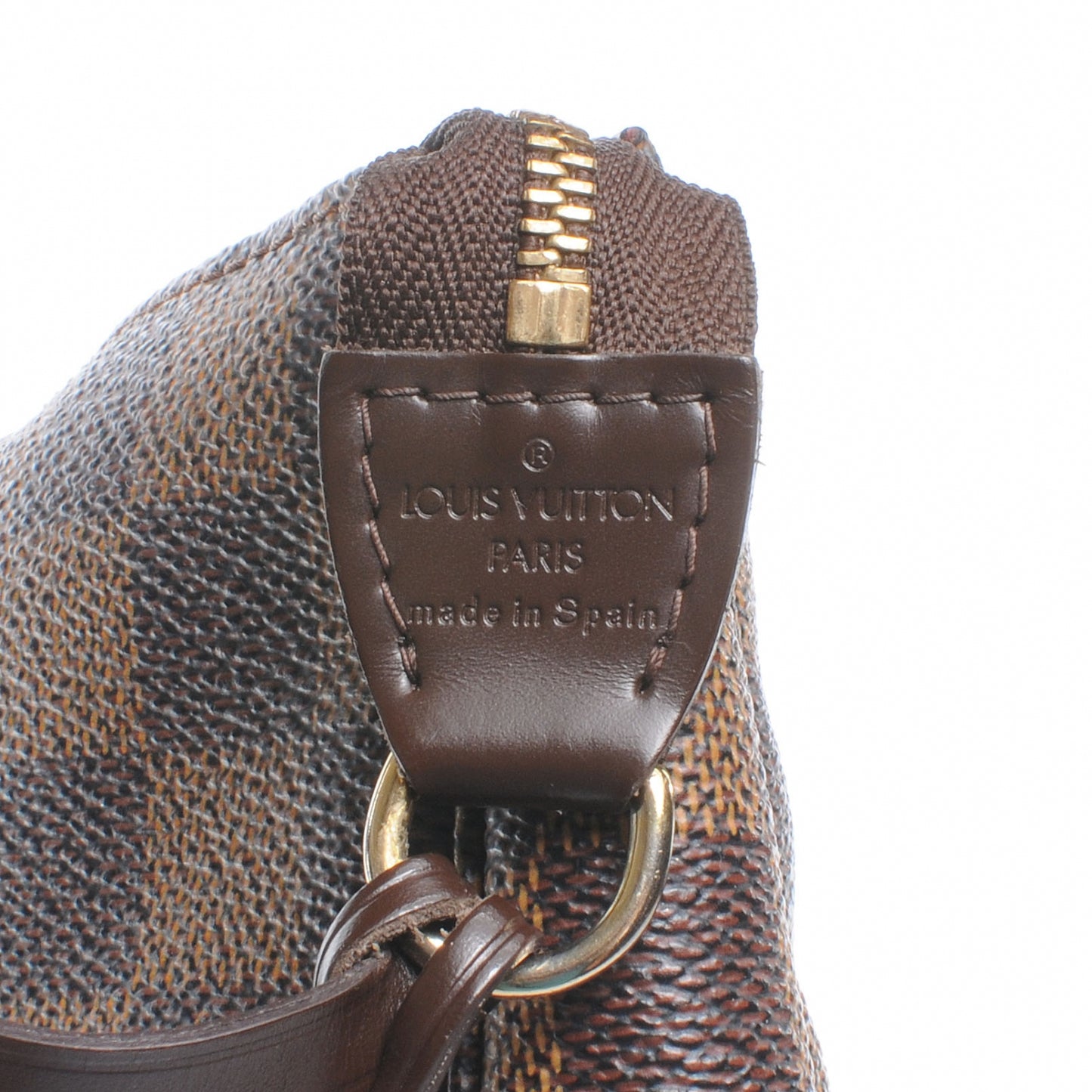 Damier Ebene Pochette Accessories Bag