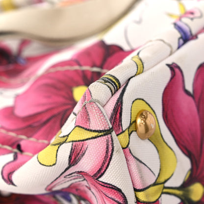 Prada Canvas Canapa Stampata Floral Tote 11 of 21