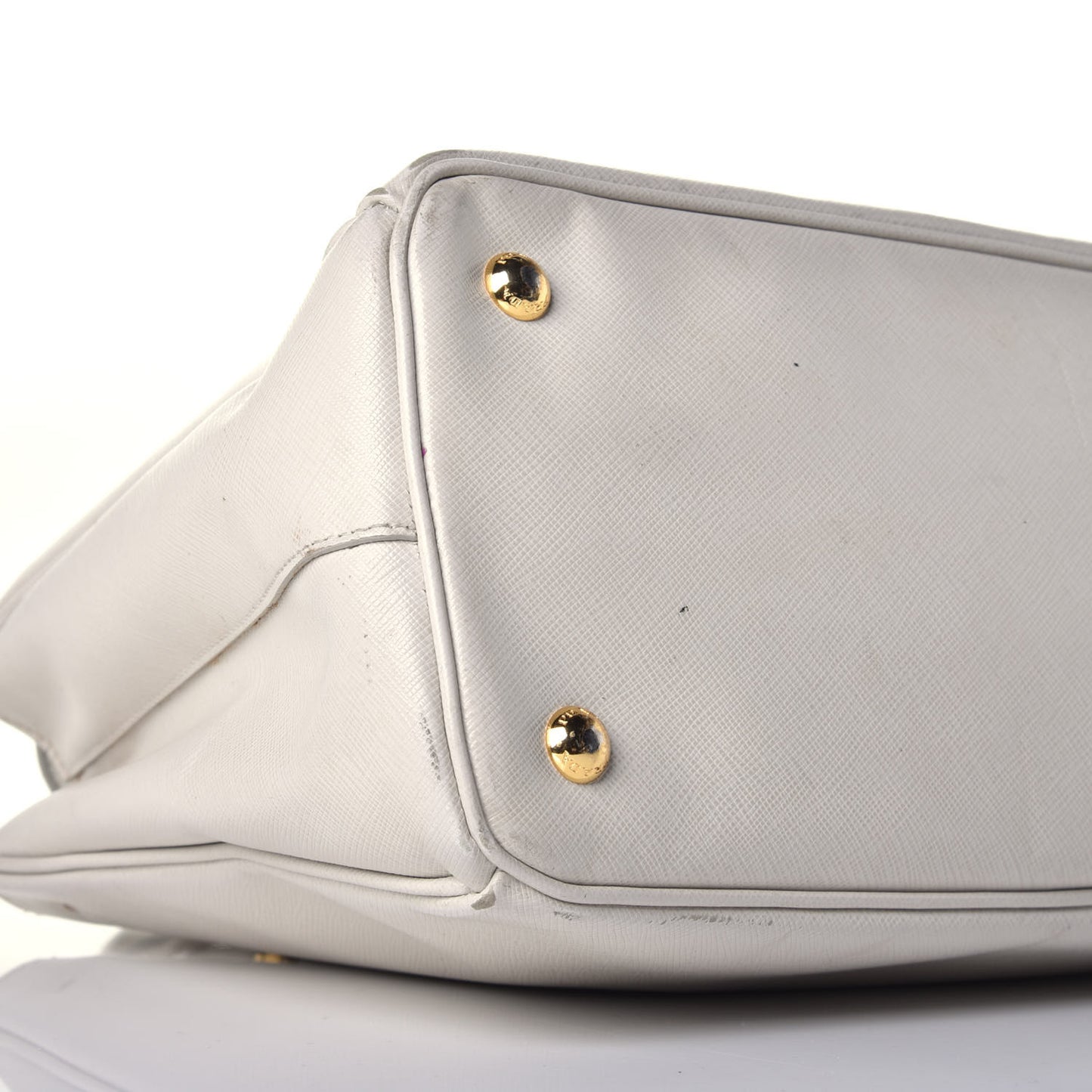 Saffiano Lux Medium Tote Talco