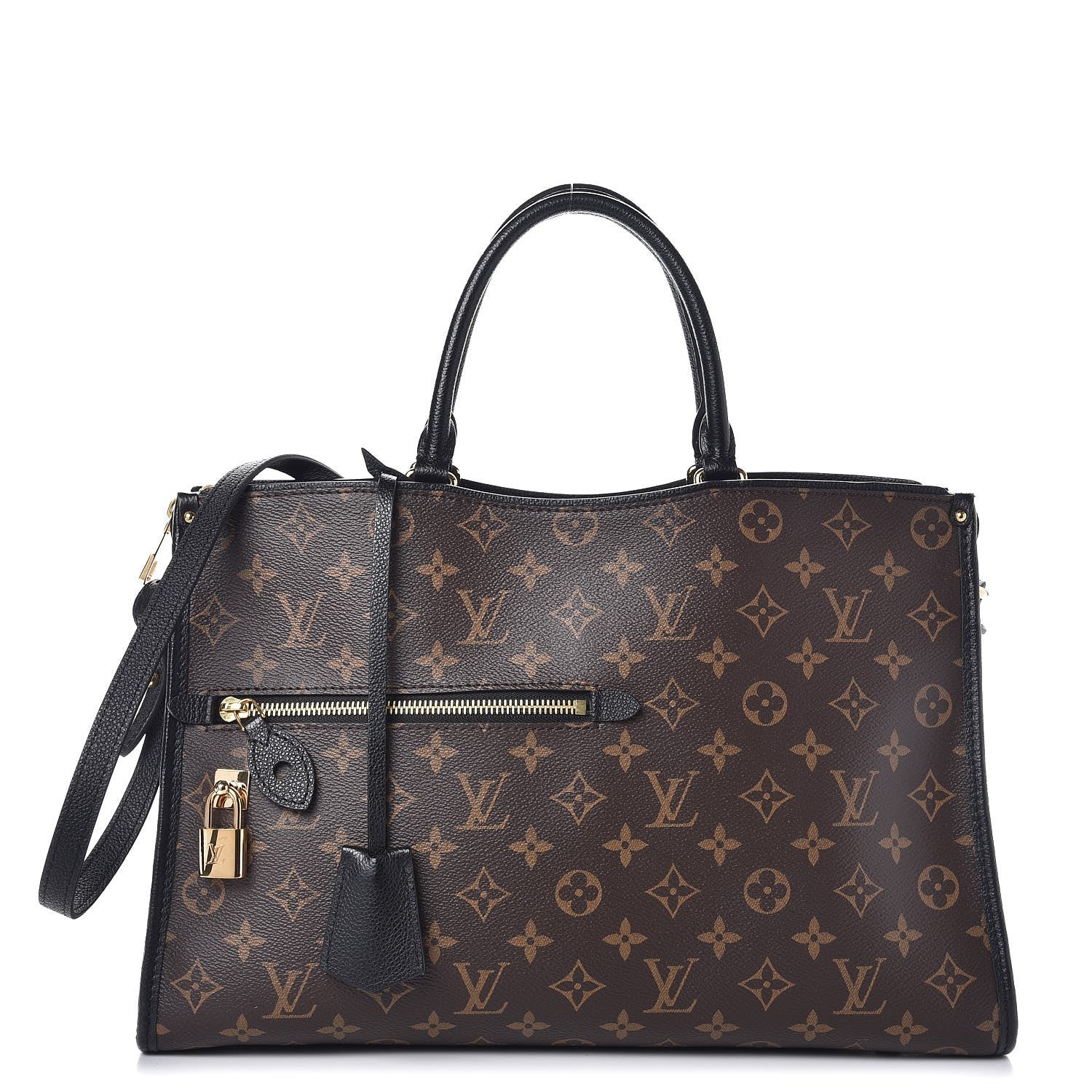Louis Vuitton Monogram Popincourt MM Black 1 of 7