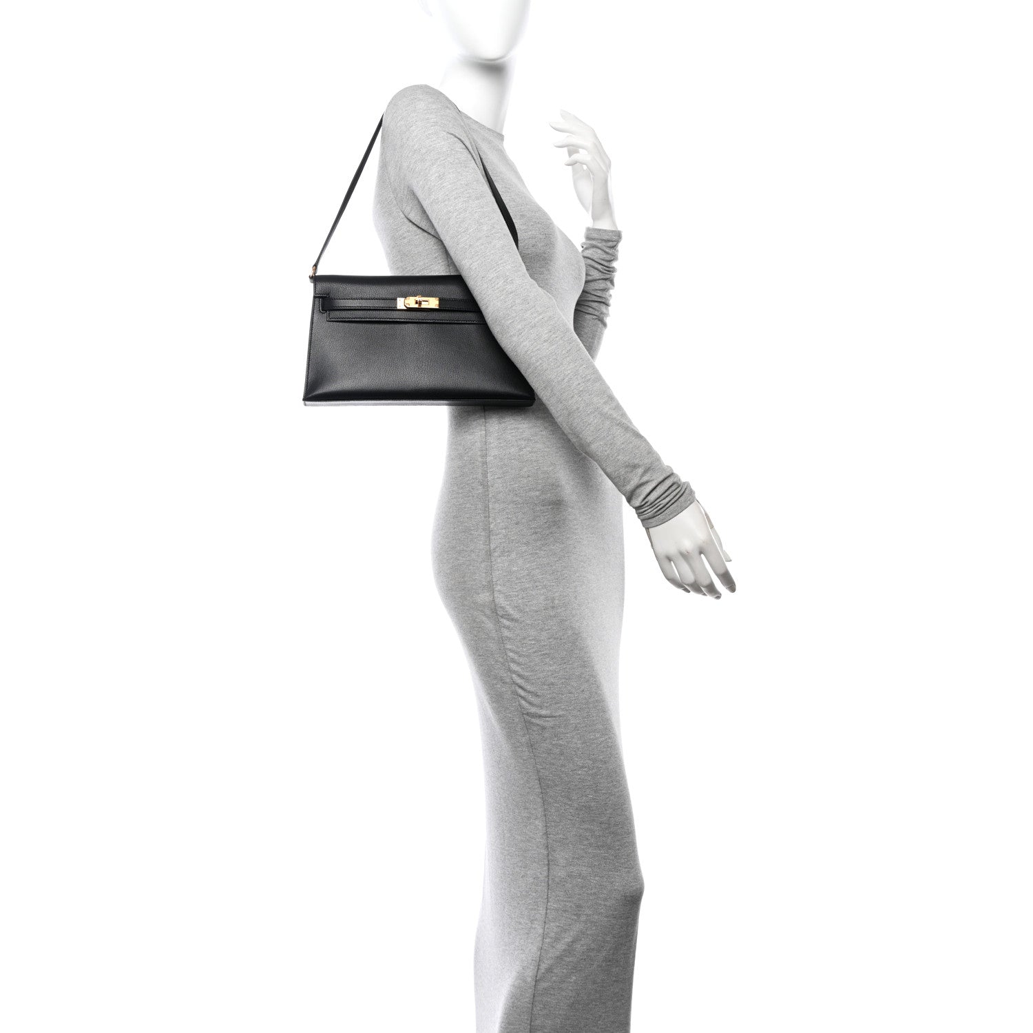Hermes Chevre Chamkila Kelly Elan Black 2 of 11