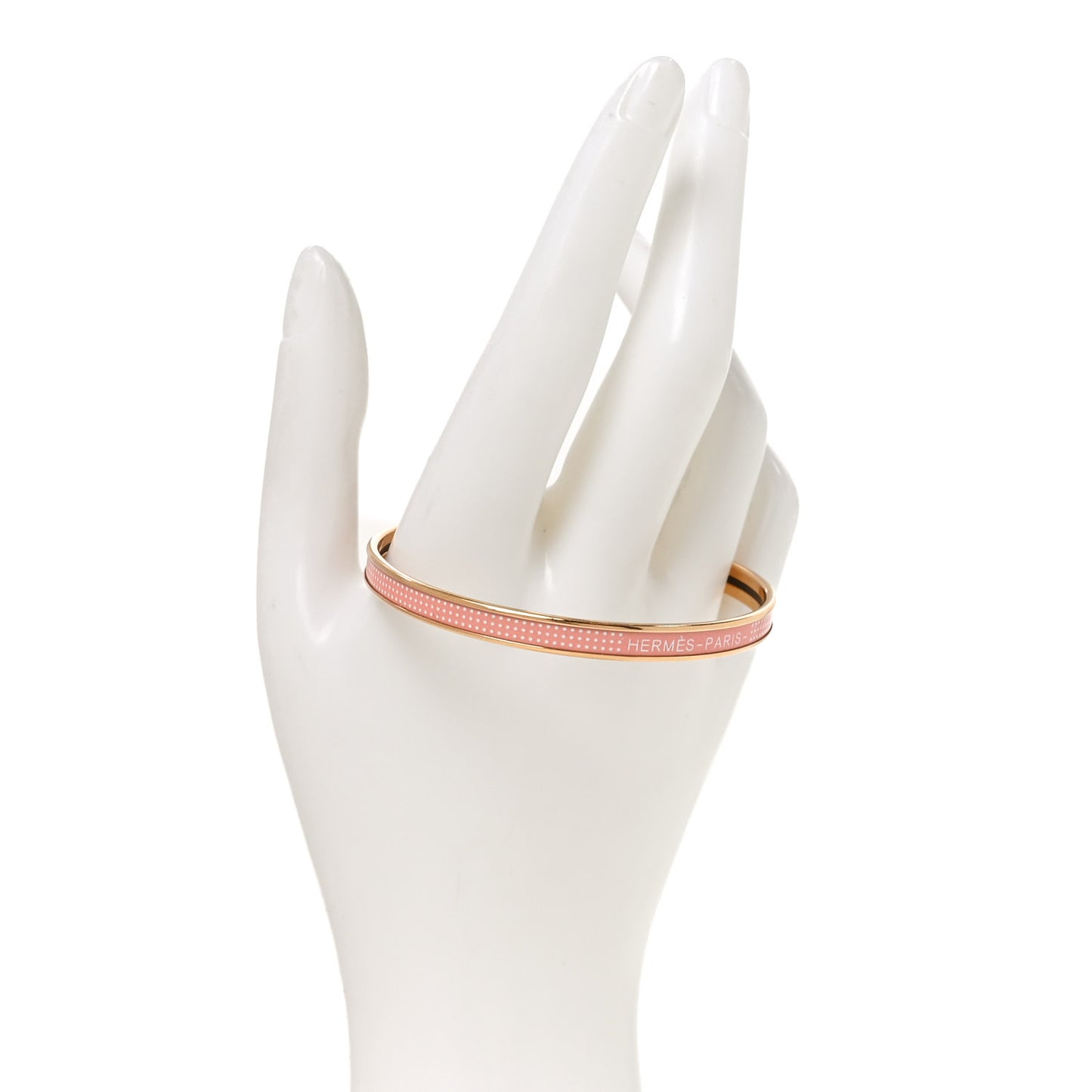 Enamel Extra Narrow Uni Bracelet 65 Rose