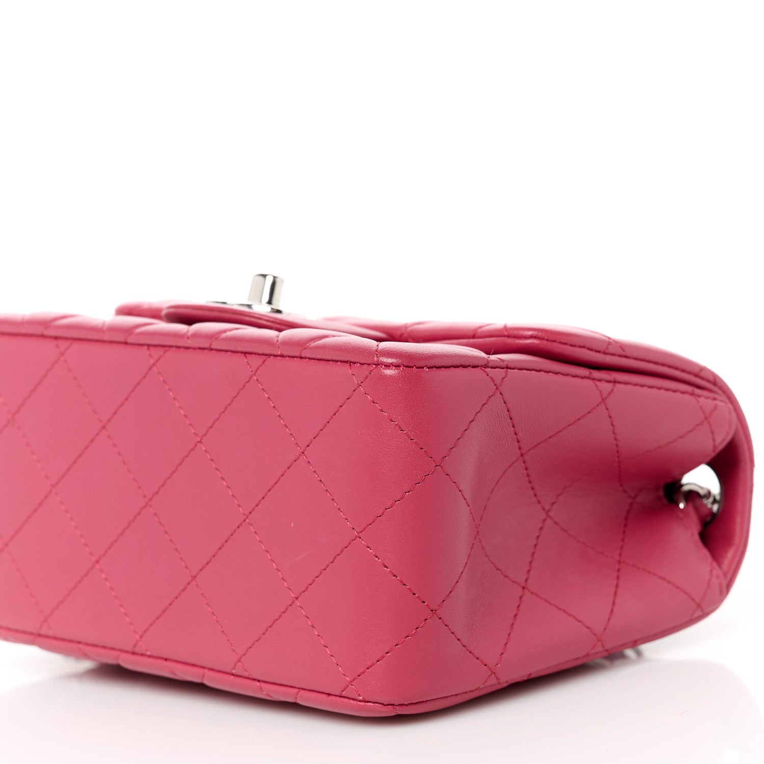 Chanel Lambskin Quilted Mini Square Flap Pink 11 of 11