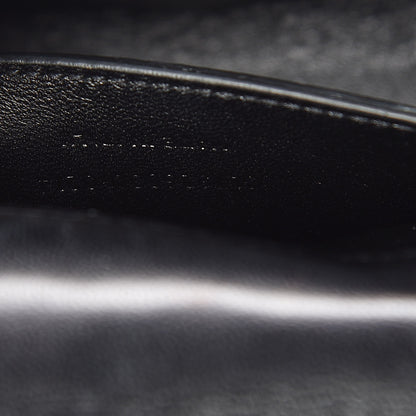 Saint Laurent Velvet Classic Monogram Cassandre Tassel Clutch Black 10 of 17