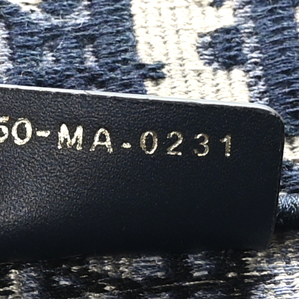 Christian Dior Oblique Large Book Tote Blue Multicolor 7 of 9