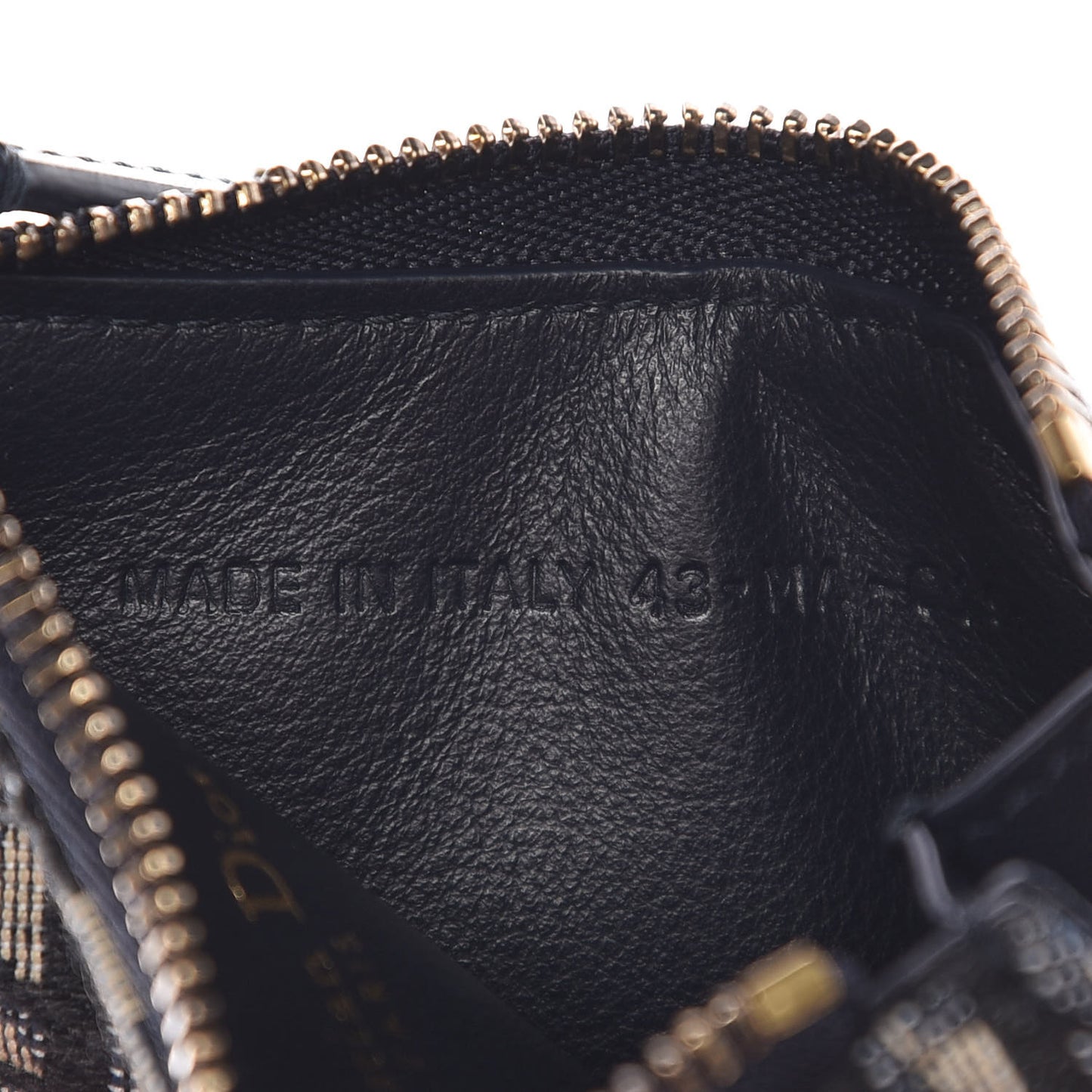 Oblique Saddle Coin Purse Blue