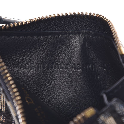 Christian Dior Oblique Saddle Coin Purse Blue 7 of 8