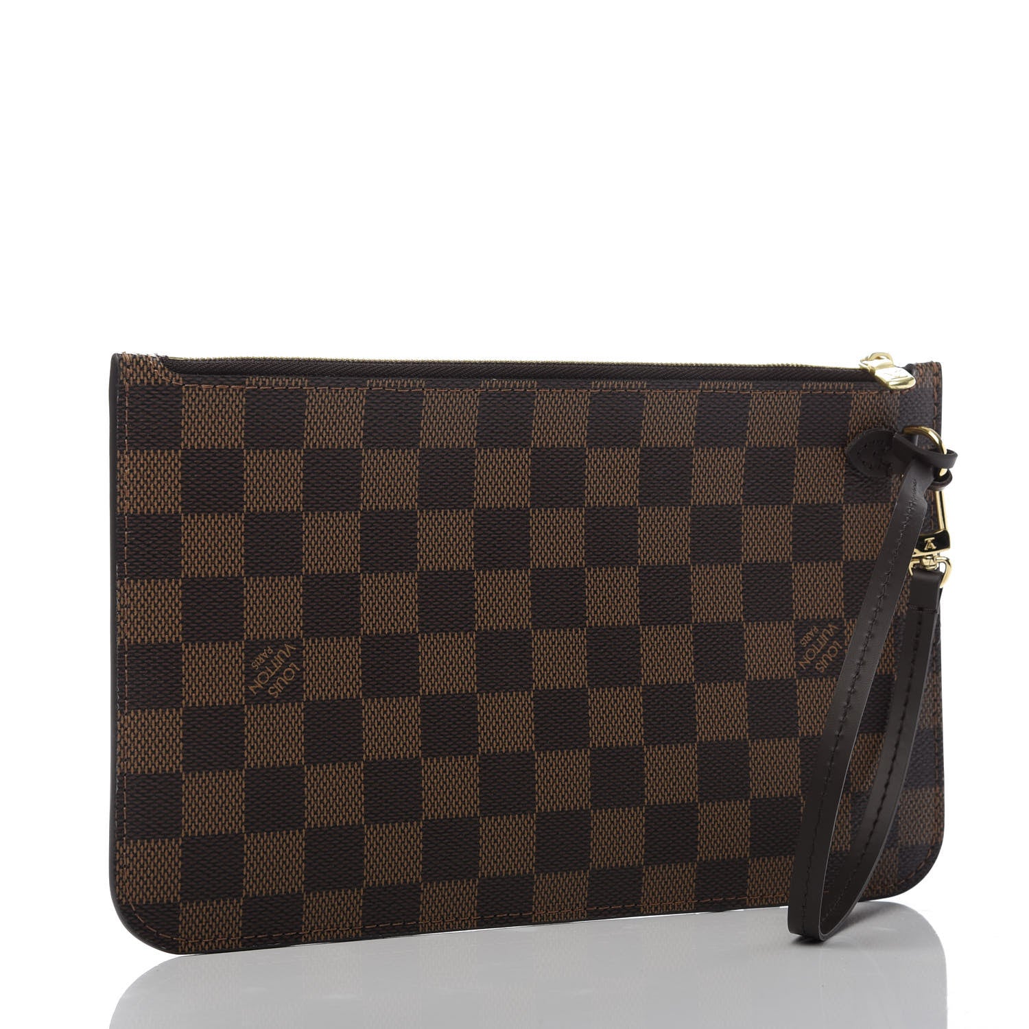 Louis Vuitton Damier Ebene Neverfull MM GM Pochette 3 of 7