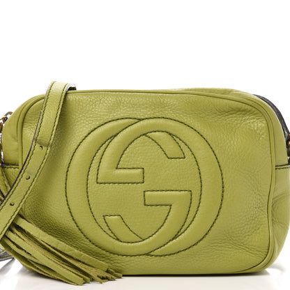 Gucci Pebbled Calfskin Small Soho Disco Bag Green 13 of 13