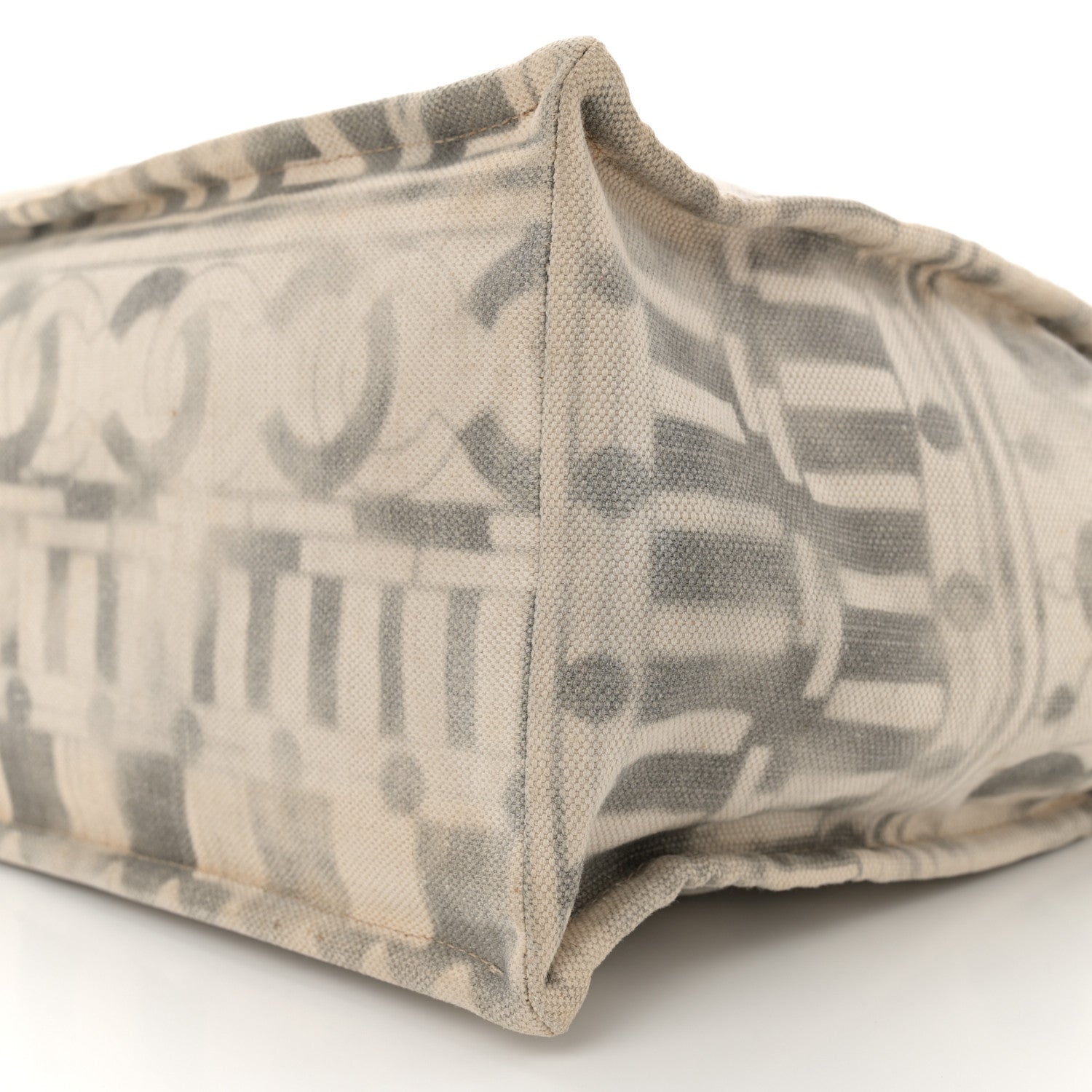 Chanel Canvas Small Iliad Shopping Tote Beige 10 of 15