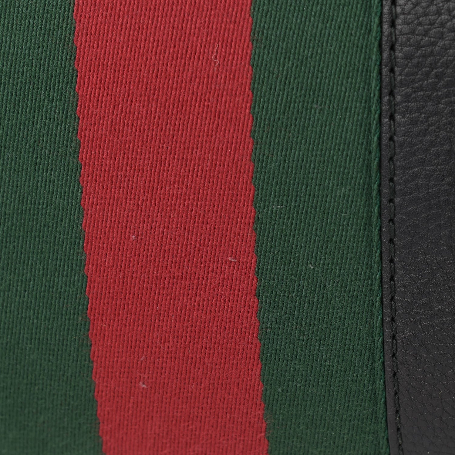 Gucci Calfskin Vintage Web Medium Boston Black 12 of 17
