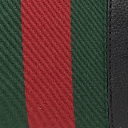 Gucci Calfskin Vintage Web Medium Boston Black 12 of 17