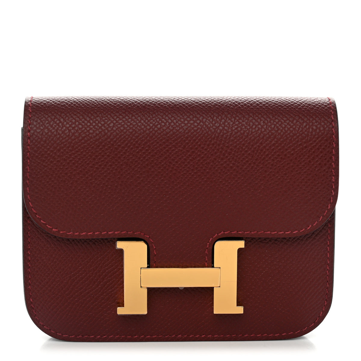 Epsom Constance Slim Wallet Rouge H