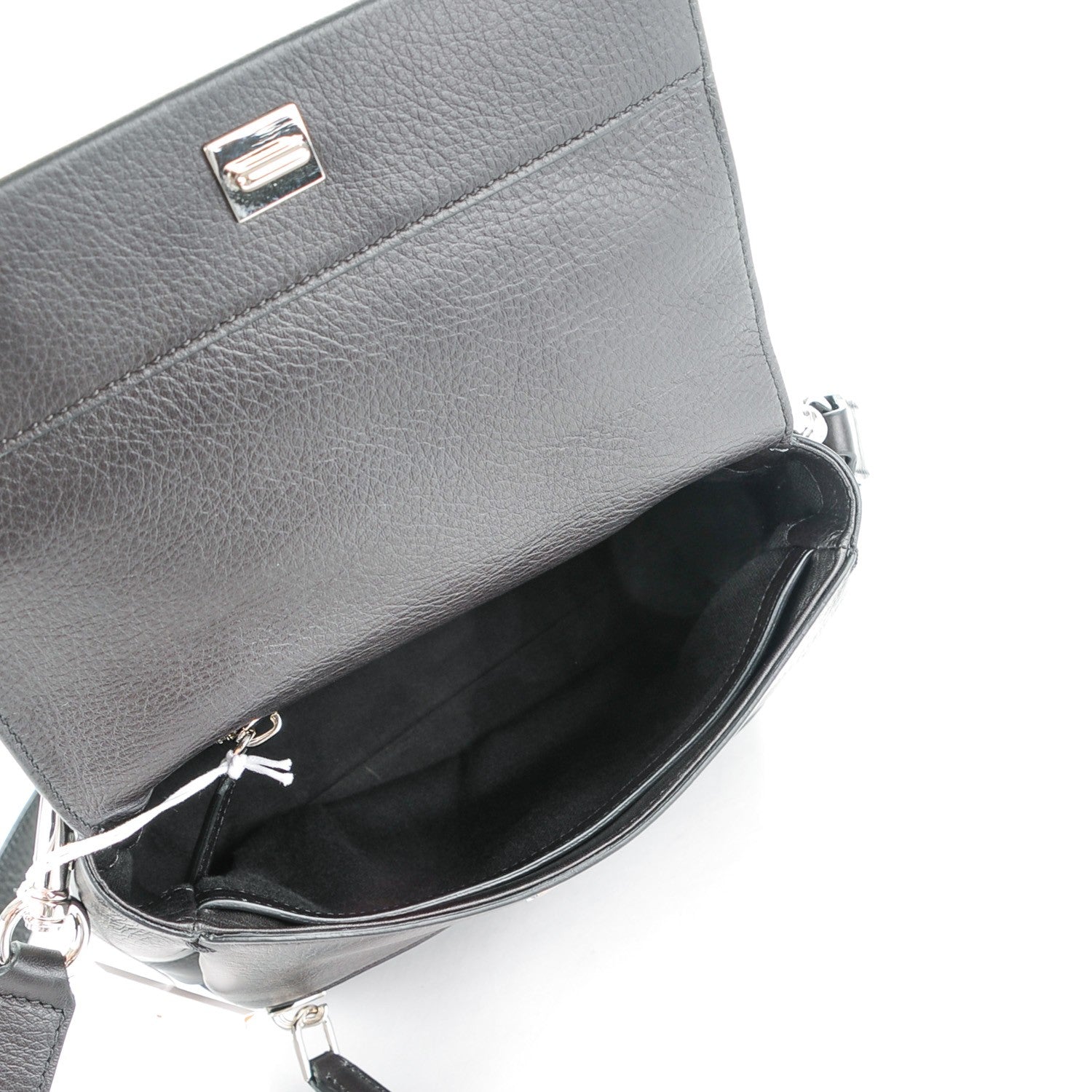 Givenchy Waxy Grained Calfskin Mini Pandora Pure Flap Bag Black 5 of 7