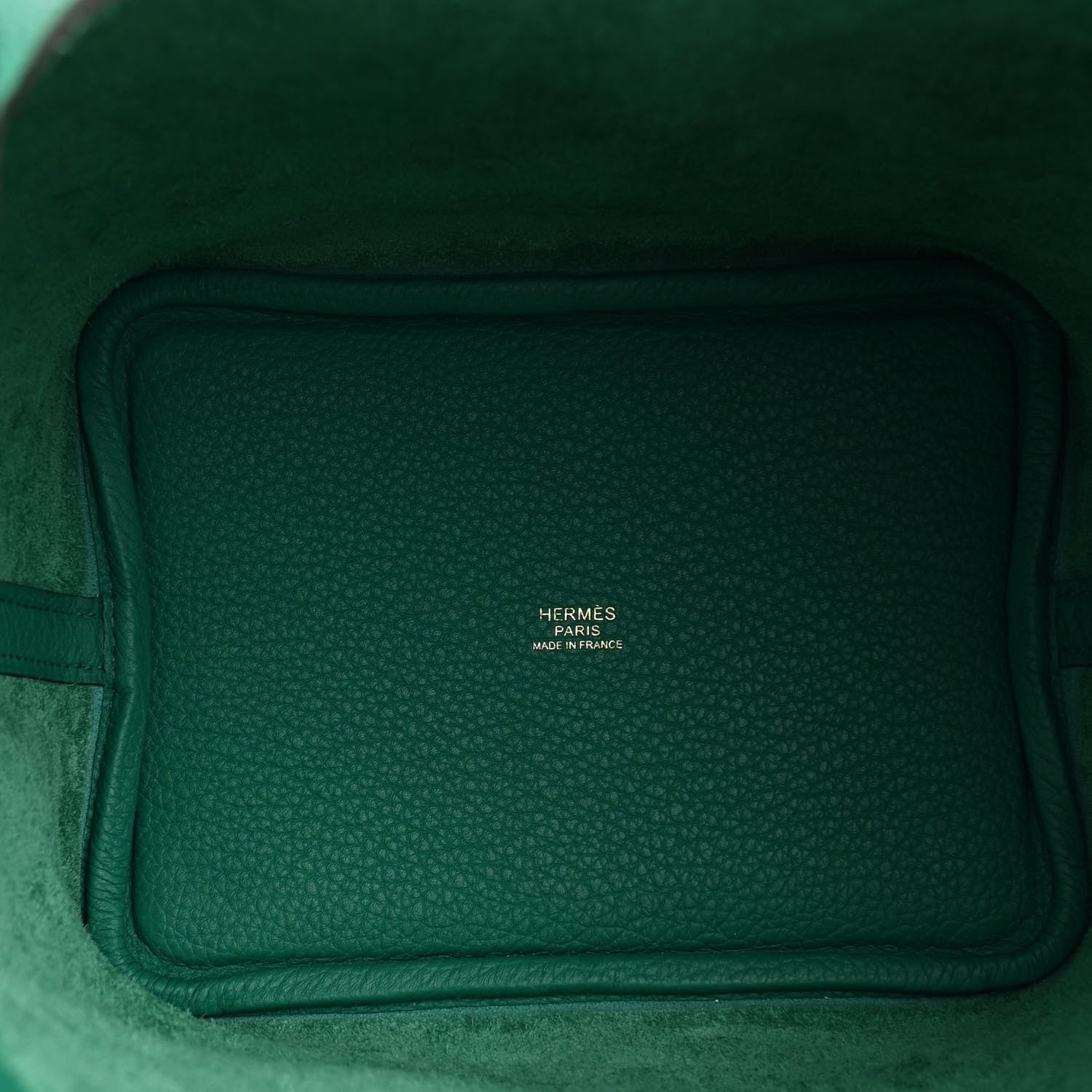 Hermes Taurillon Maurice Picotin Lock 18 PM Vert Jade 5 of 11