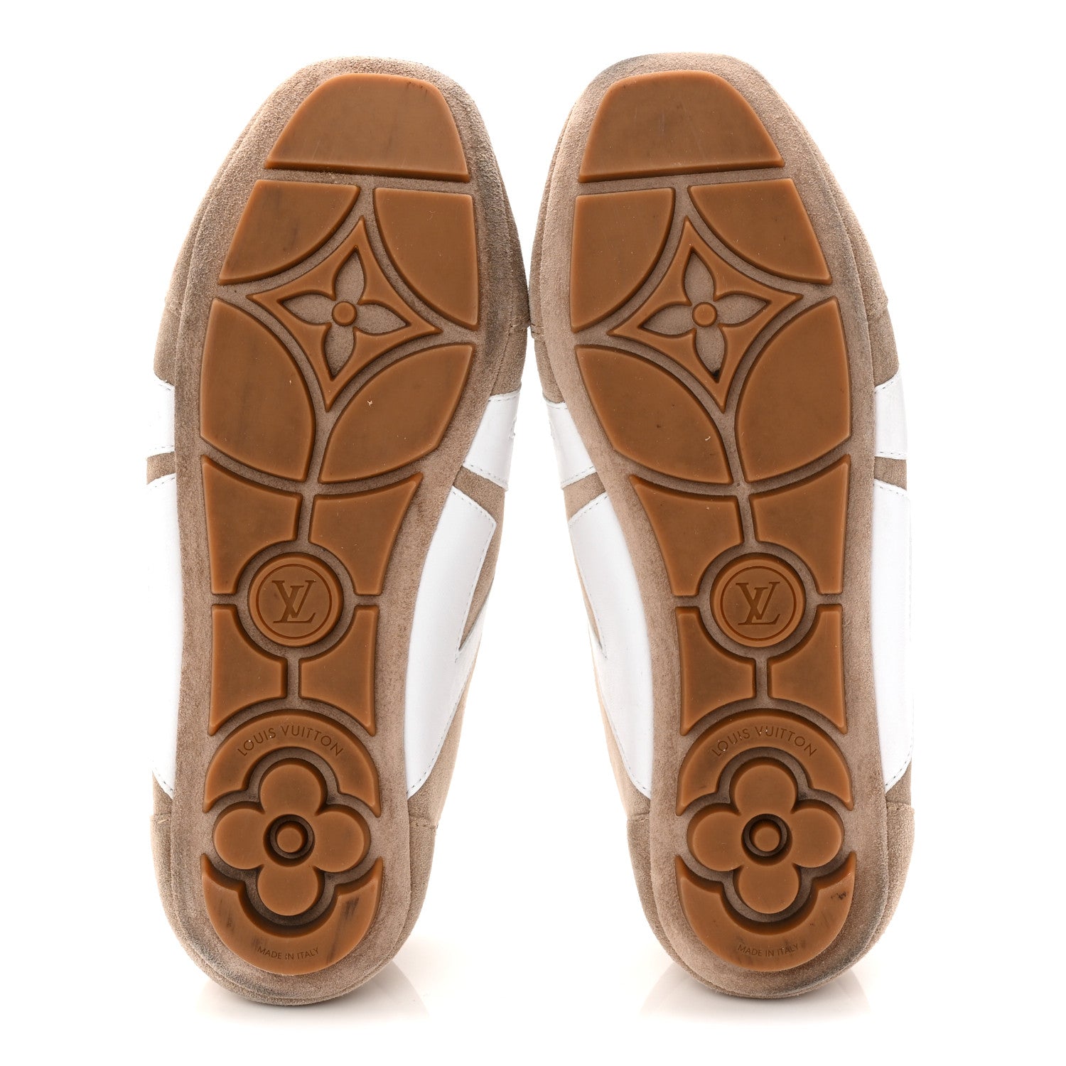 Louis Vuitton Suede Calfskin LV Sneakerina 37.5 Hazelnut Brown 6 of 10