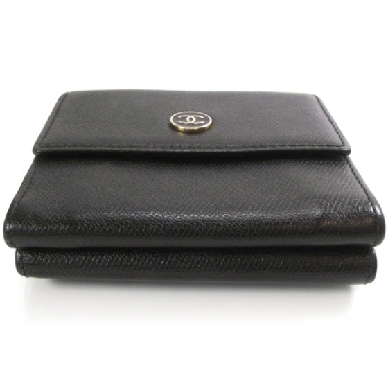 Chanel Caviar Tri-Fold Wallet Black 4 of 10