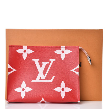 Louis Vuitton Monogram Giant Toiletry Pouch 26 Rouge 8 of 8