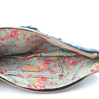 Louis Vuitton Denim Patchwork Pouchy Blue 4 of 4
