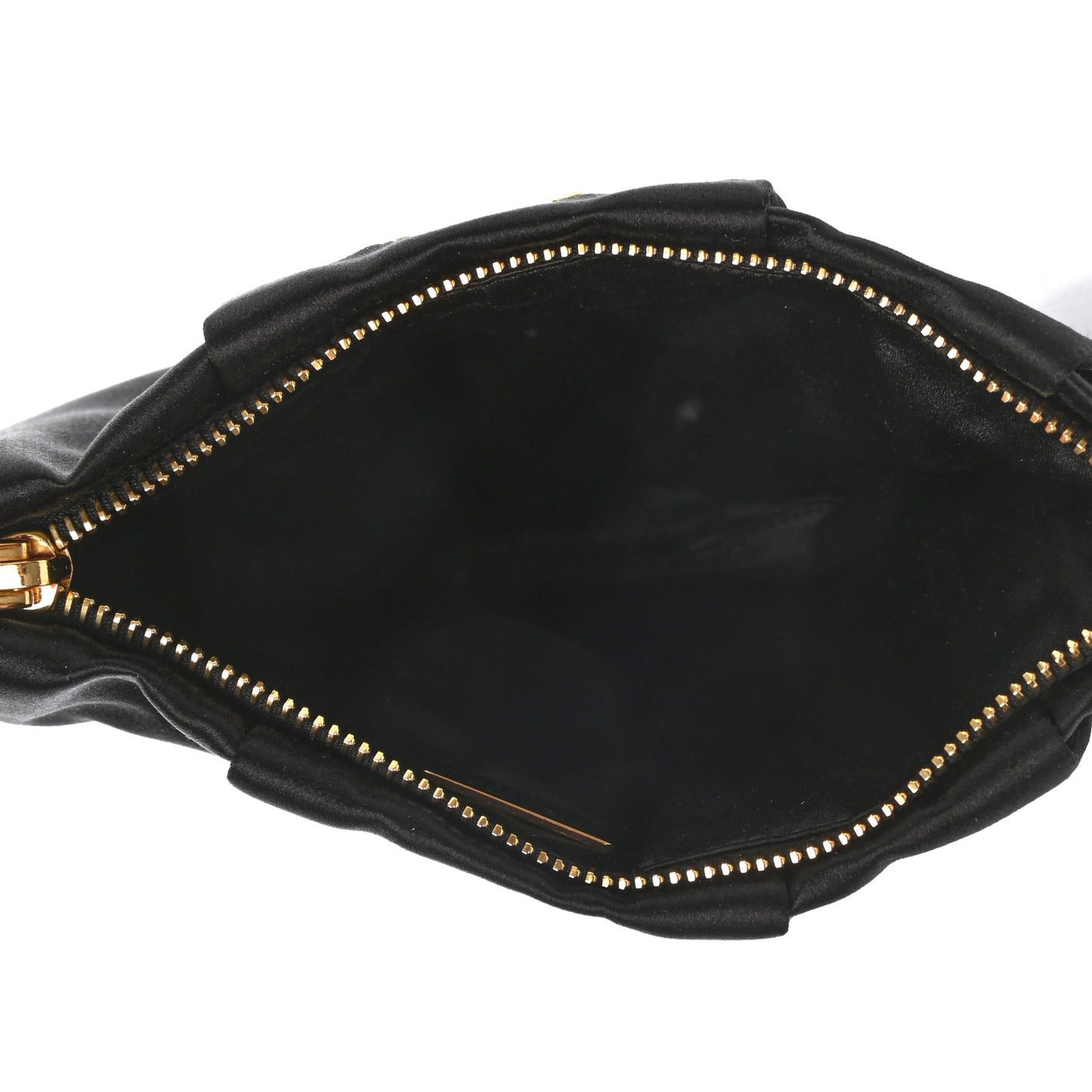 Tessuto Nylon Bow Wristlet Black