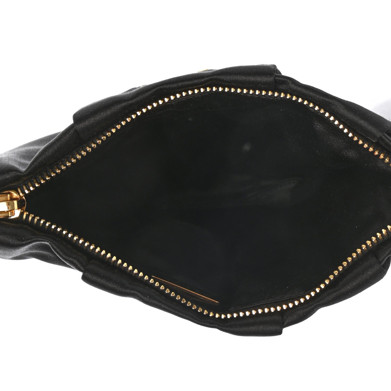 Prada Tessuto Nylon Bow Wristlet Black 4 of 9
