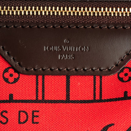 Louis Vuitton Damier Ebene Neverfull MM 6 of 8