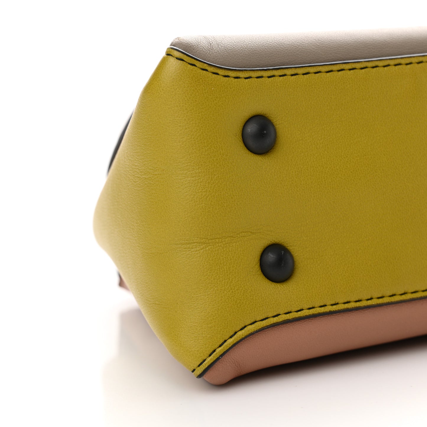 Nappa Multicolor Mini Piazza Bag Limestone