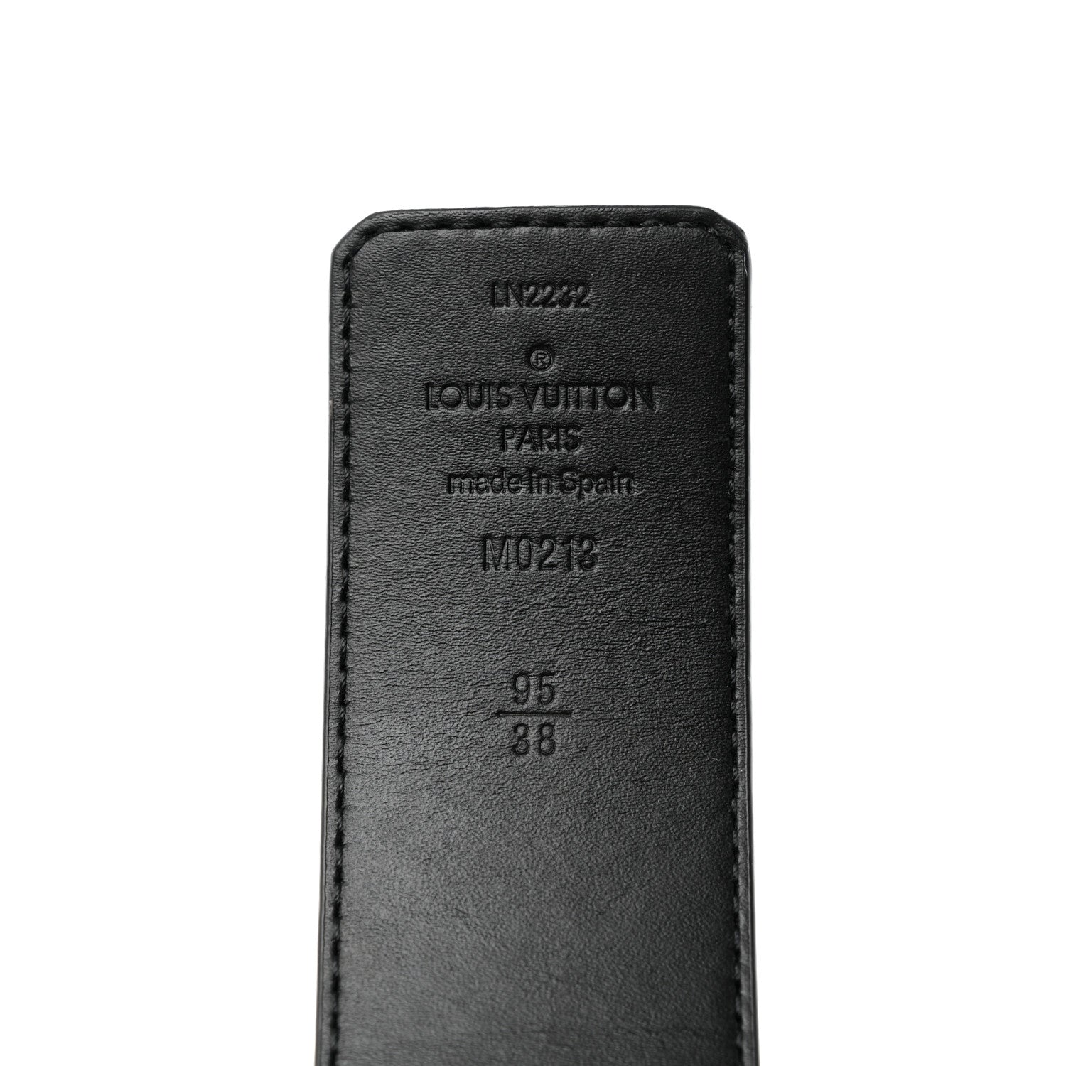 Louis Vuitton Damier Graphite 40mm LV Initiales Belt 95 38 5 of 6