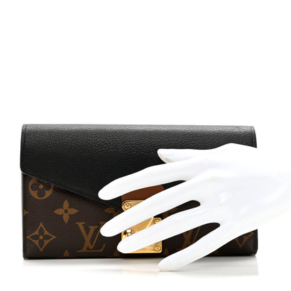 Louis Vuitton Monogram Pallas Wallet Black 3 of 7