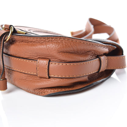 Chloe Calfskin Mini Marcie Round Crossbody Bag Tan 6 of 11